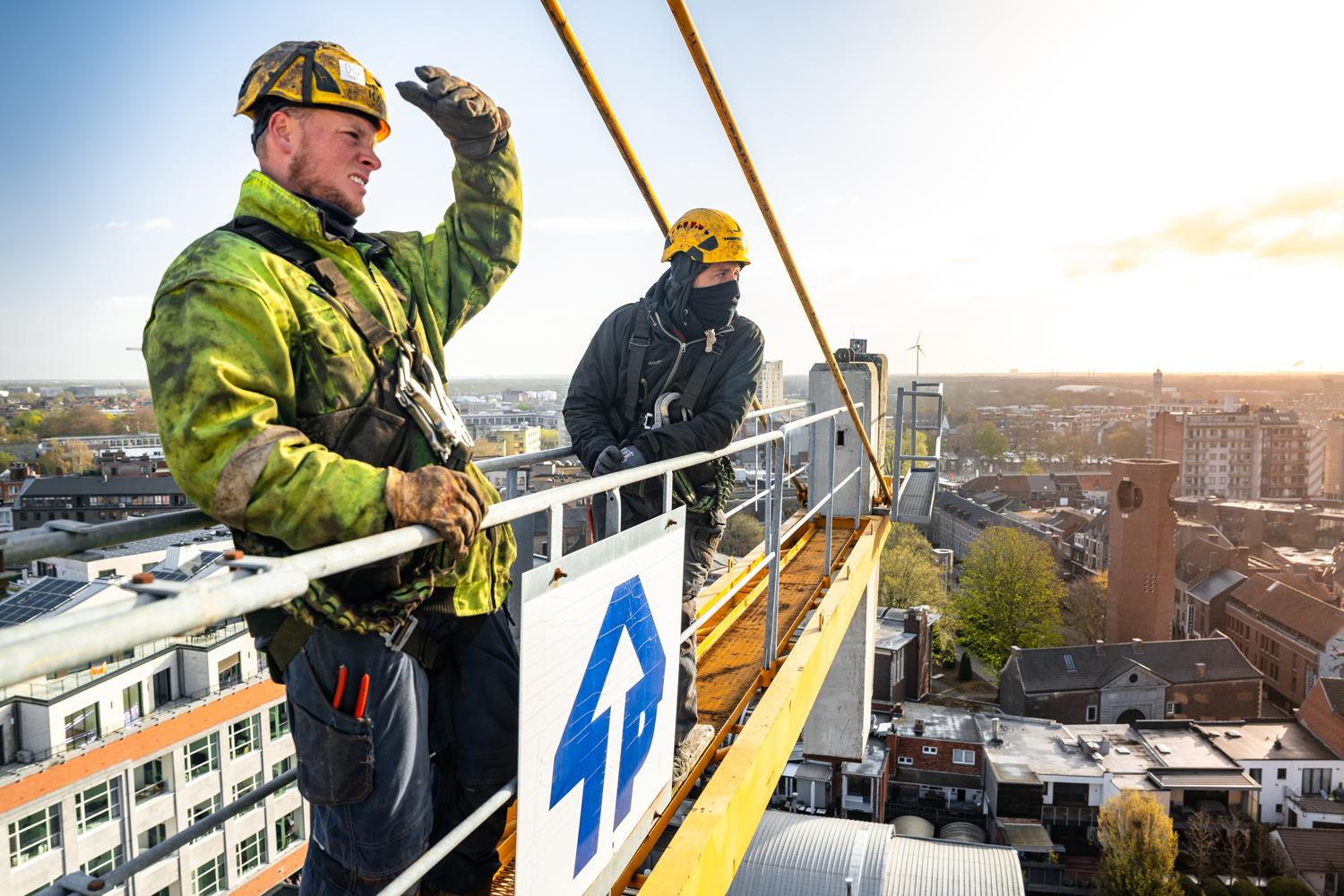 werf in de hoogte — foto